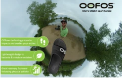 OOFOS OOahh Slide Sandal -Vasque Store OOFOS OOahh Slide Sport Sandal