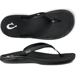OluKai 'Amo Flip-Flops -Vasque Store amoblk olukai b
