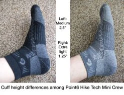 Point6 Hiking Tech Medium Mini Crew -Vasque Store p6