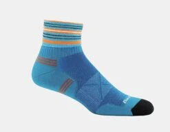 Darn Tough Vertex 1/4 Sock Ultra-Light Cushion -Vasque Store teal 6