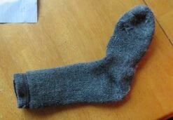 Woolx Fearless Socks Crew Length Full Cushion -Vasque Store woolx sock 2 inside outc